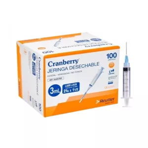 Jeringa Cranberry 3ml 21g 1