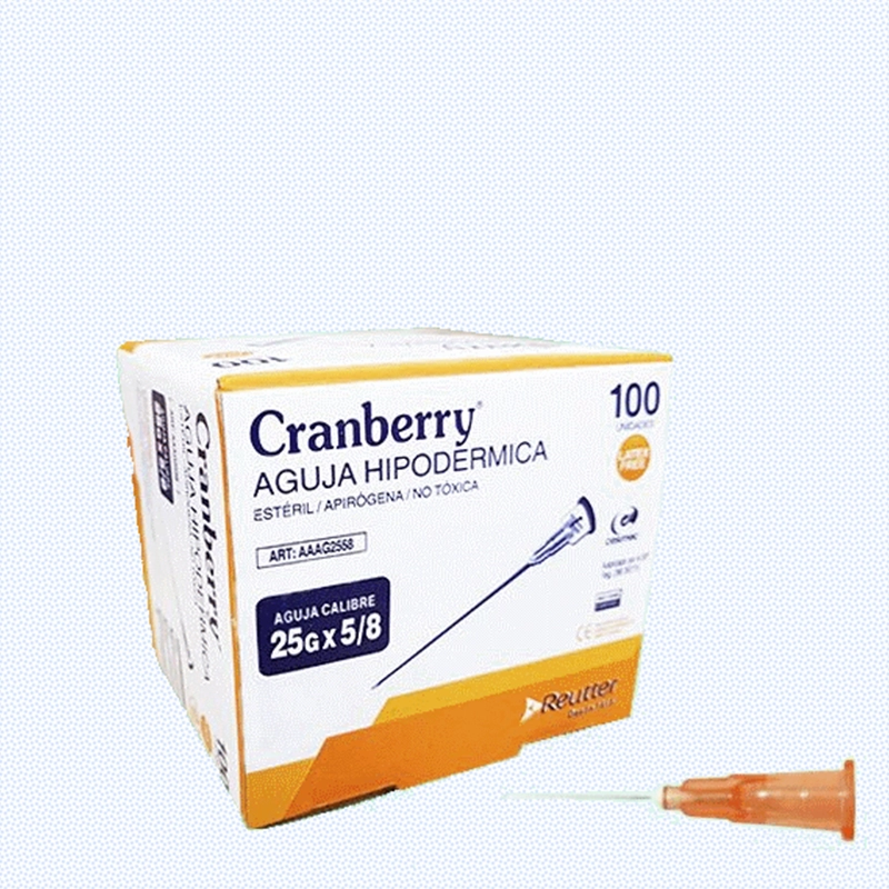 Aguja cranberry 25g