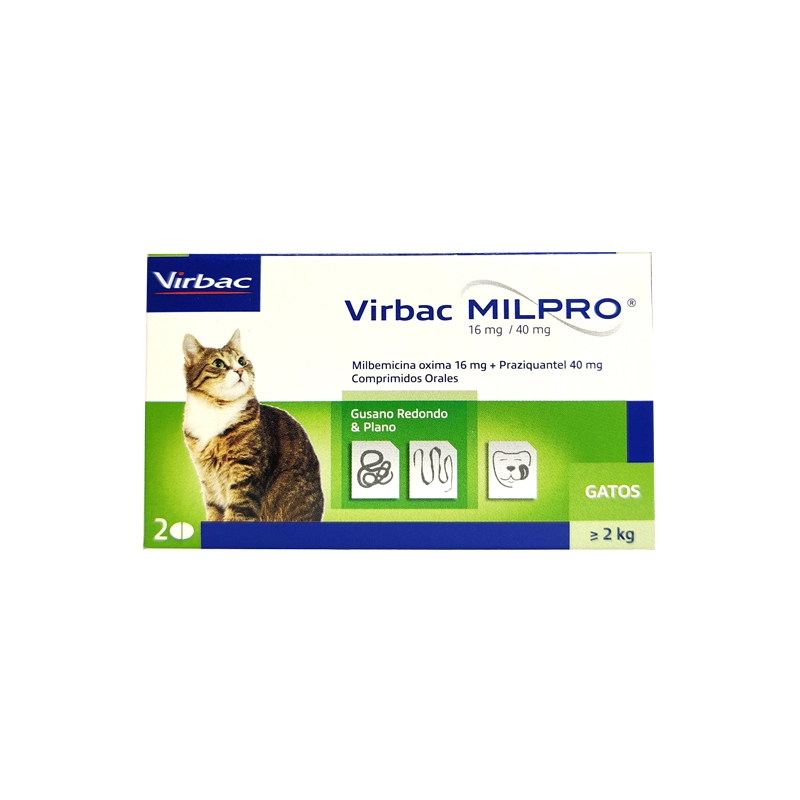 Milpro gato mayor 2 kg