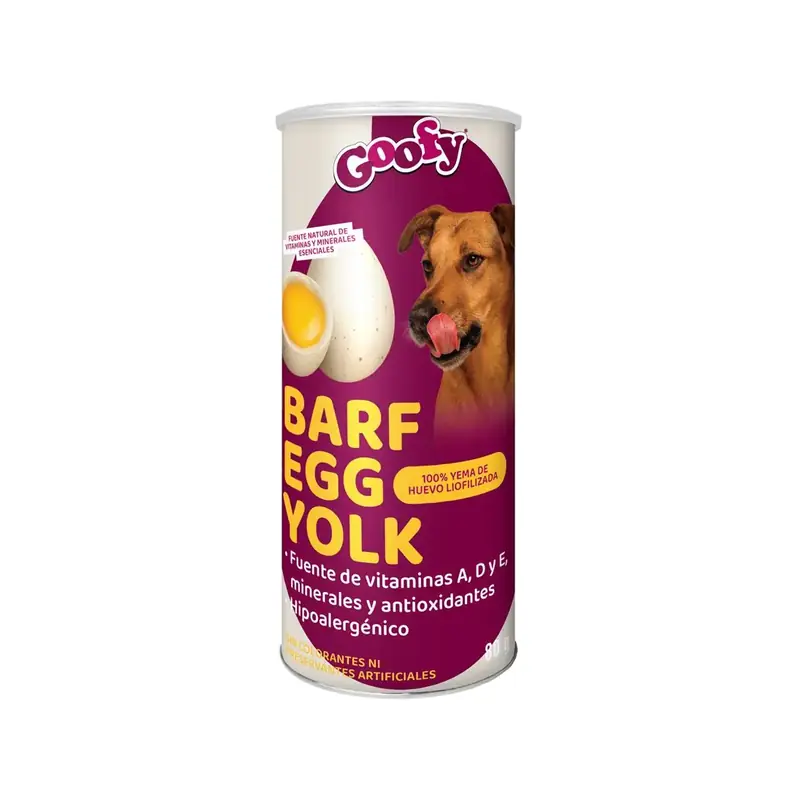Snack goofy natural barf egg yolk (80 gr) Insufarma